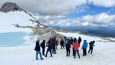 Begeisterung am Dachstein – Lehrkräfte besuchen das Gletscherlabor