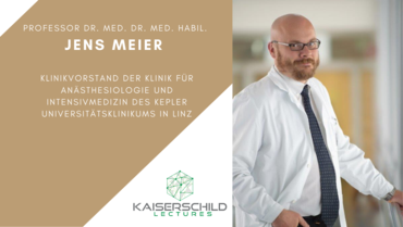 Klinikvorstand bringt Expertise bei Kaiserschild Lectures zu KI in der Medizin ein